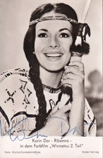 Autogramm - Karin Dor -
