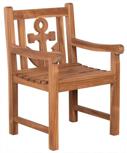 Gartensessel anker teakholz - gartensessel,