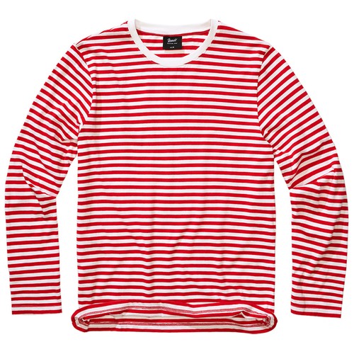 Marine shirt langarm streifen - marine,