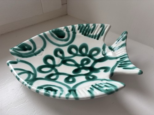 Gmundner keramik schale fisch - keramik,