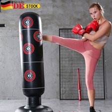 Aufblasbarer Freistehender Boxsack, Fitness Target Stand Tower Bag, 155cm DE