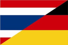 Aufkleber Thailand-Deutschland