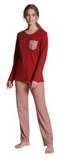 Calida Damen Pyjama rot