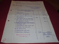 rechnung alt antik maschinen fabrik esslingen für schreiner meister 1921 papier