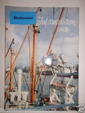 ORIGINAL CONTINENTAL 7/1955 Info HANNOVER REIFEN WERBUNG OLDTIMER SAMMLER 
