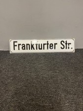 Altes Emaille Straßenschild