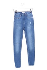 pump Damen Jeans Slim Fit W26/34/XS Blau Casual Stretch Denim Hose