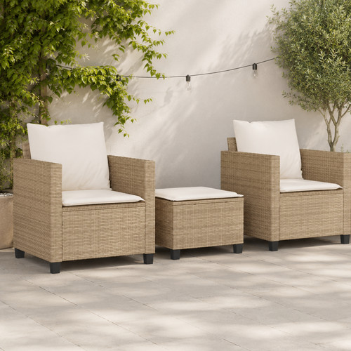 Bistro set teilig poly - 3-teilig,