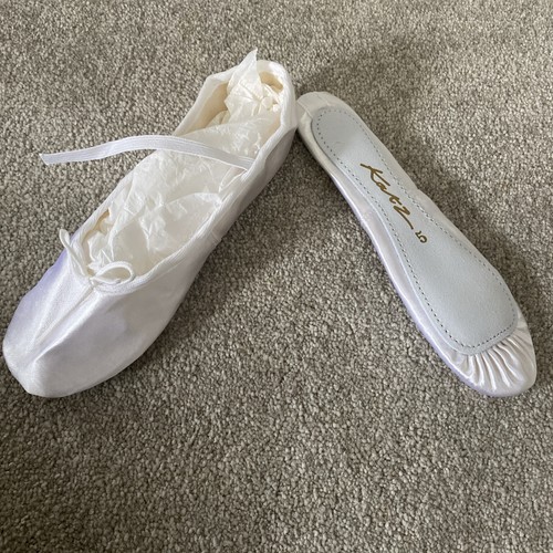 Katz weiße satin ballerinas - katz,