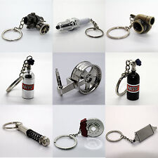 Schlüssel Anhänger Metall Turbo Gasflasche Felge Felge Schlüsselanhänger Ring