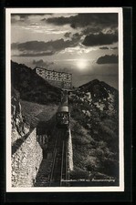 Stanserhorn, Bergbahn vor dem