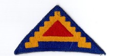 Original Abzeichen 7th US Army Division WW2 2. Weltkrieg für Uniform Gen Patton 