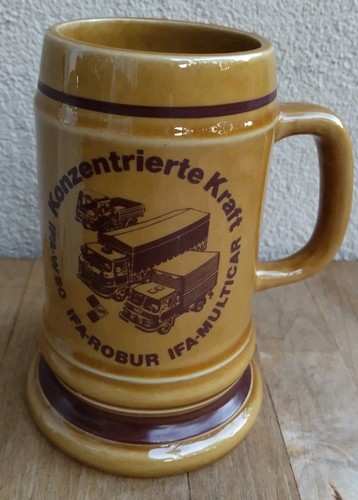 Bierkrug veb steingutfabrik - veb,