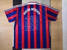 Bayern München Trikot Unterschriften Gr. XL 1995 1996 1997 FC Hollywood