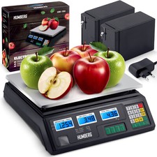 Platformwaage Lagerwaage 40 kg Digital Marktwaage Paketwaage Lager Waage LCD