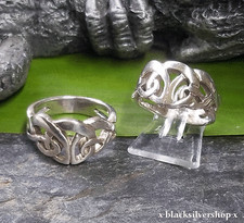 Keltischer Knoten Ring Silber