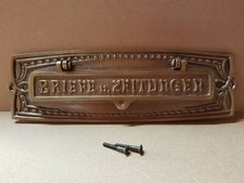 Brief Zeitung Post Schlitz