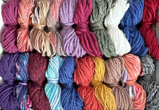 20 neue Wollreste Schurwolle zum Basteln Stricken Häkeln usw....(S4