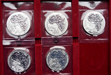 5 x 1 OZ  / UNZE - RUANDA -