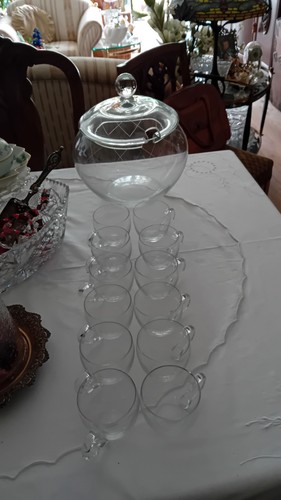 Kristsall glas bowle set - kristsall-glas,