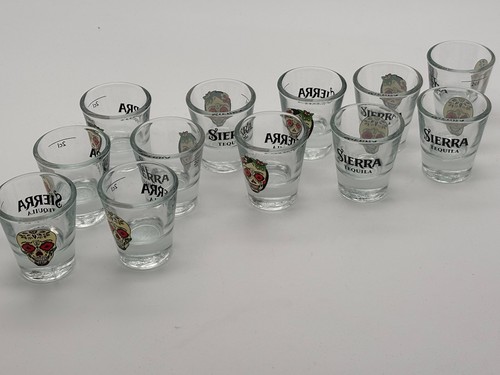Sierra tequila shot glas - 12, x