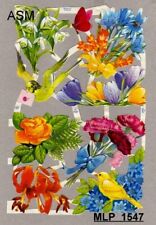MLP   1547 - Glanzbilder Oblaten Scraps - Blumen