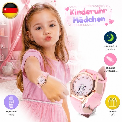Kinderuhr mädchen rosa - kinderuhr,