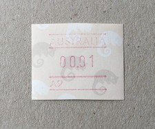 Australien Frama-ATM Ringelschwanz-Opossum, mit seltener Automatennummer A9 **