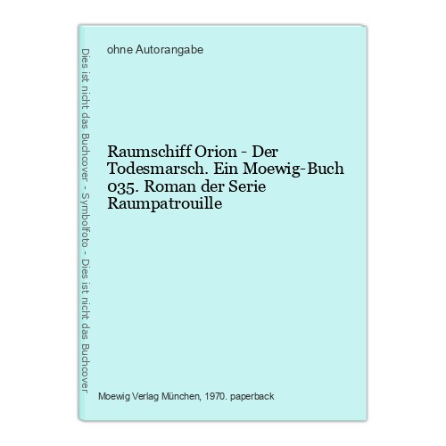 Raumschiff orion der - orion,
