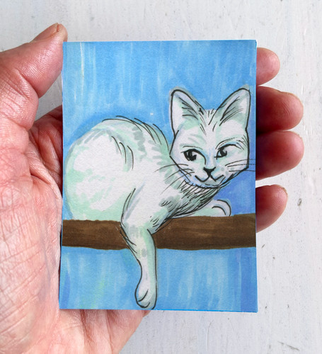 Aceo kakao karte - karte, original