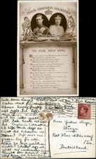 Ansichtskarte  England Adel Monarchy King George XI Queen Elizabeth 1937