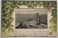 Alte AK Prägekarte, Hohensyburg, Kaiser Wilhelm Denkmal, Dortmund, gel. 1902