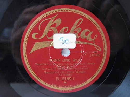 78rpm saxophon orch dobbri - 78rpm,