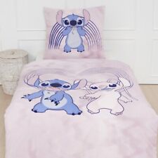 Disney Lilo & Stitch Bettwäsche in Biber/Flanell 80x80 + 135x200 100% Baumwolle