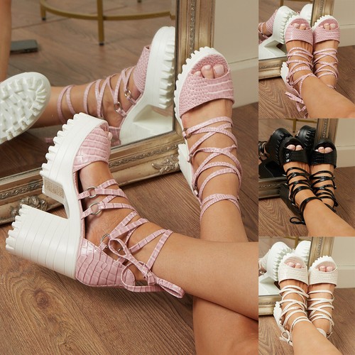 Damen-Plateausandalen
