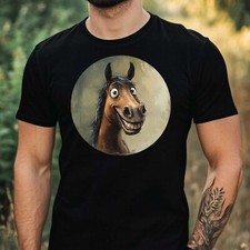 Herren T-Shirt  Lustiges Pferd
