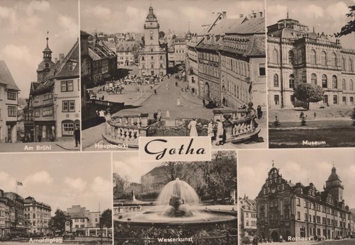 Alte ansichtskarte gotha - ansichtskarte,