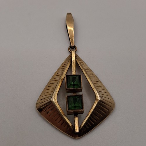 Art deco gold double - deco, anhänger