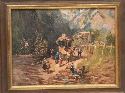 Original ölgemälde signiert - original,