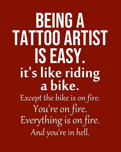 Being tattoo artist easy - artist, is
