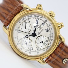 Maurice Lacroix Croneo Day Date Chronograph Herrenuhr Leder Ref.39353