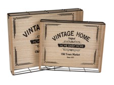 2ER SET TABLETT "VINTAGE HOME"