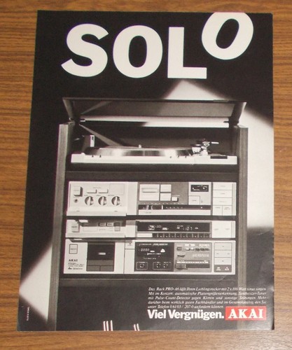 Seltene werbung vintage akai - seltene,