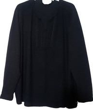 CECIL Bluse Tunika Schwarz Gr