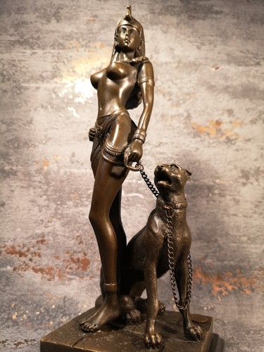 Bronze figur erotik cleopatra - bronze,