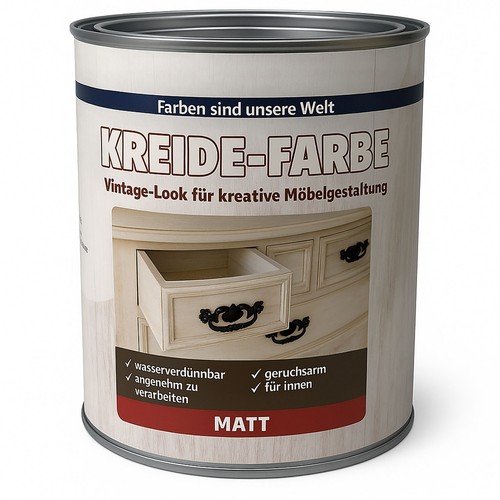 Kreidefarbe holz grau - kreidefarbe, 750ml