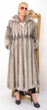 A5230 NERZMANTEL CROSSNERZ ECHT PELZ MANTEL PELZMANTEL NERZ Gr.36 MINK FUR COAT