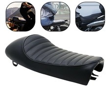 Für Honda CB200 CB500 CB750 Motorrad Schwarz Vintage Buckel Cafe Racer Sitz