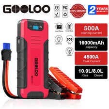 🔥GOOLOO Auto KFZ Starthilfe 4500A Jump Starter Ladegerät Booster Powerbank DE