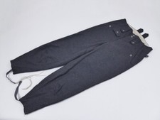 Luftwaffe Feldhose M43 Wollhose blaugrau Uniformhose Spätkrieg geschneidert aus 